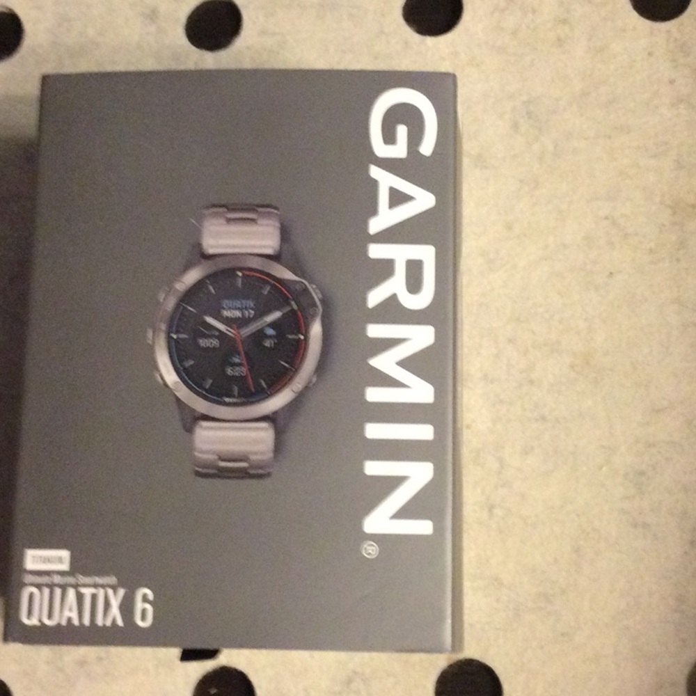 Garmin Silver Smartwatch for Marine Enthusiasts